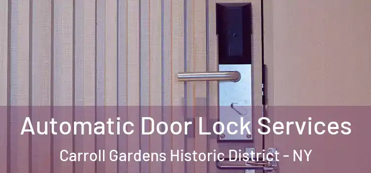 Automatic Door Lock Services Carroll Gardens Historic District - NY