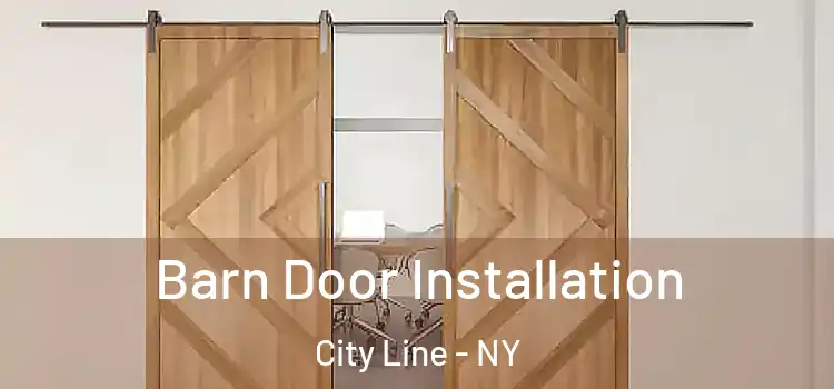 Barn Door Installation City Line - NY