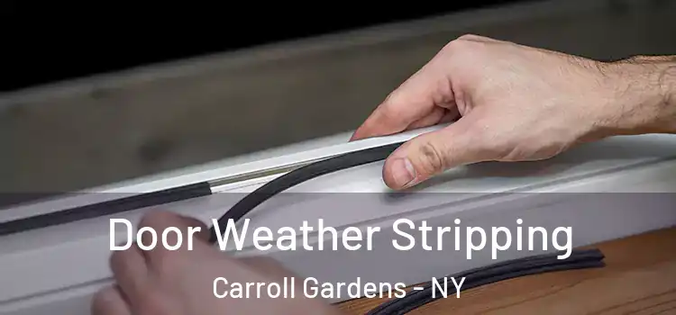Door Weather Stripping Carroll Gardens - NY
