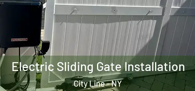 Electric Sliding Gate Installation City Line - NY