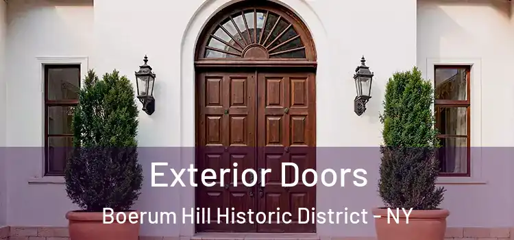  Exterior Doors Boerum Hill Historic District - NY