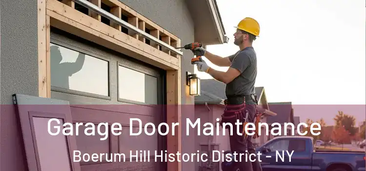  Garage Door Maintenance Boerum Hill Historic District - NY