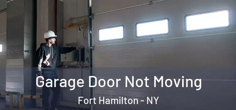 Garage Door Not Moving Fort Hamilton - NY