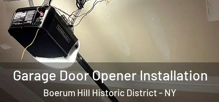  Garage Door Opener Installation Boerum Hill Historic District - NY