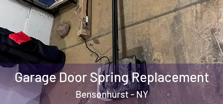  Garage Door Spring Replacement Bensonhurst - NY