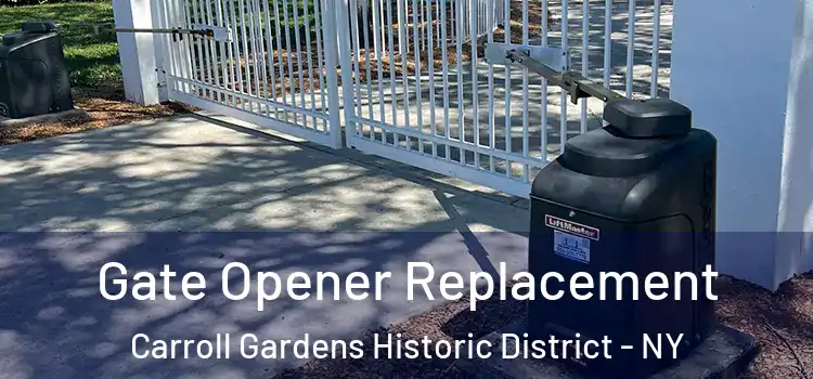 Gate Opener Replacement Carroll Gardens Historic District - NY