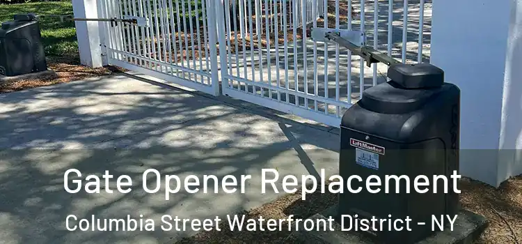 Gate Opener Replacement Columbia Street Waterfront District - NY