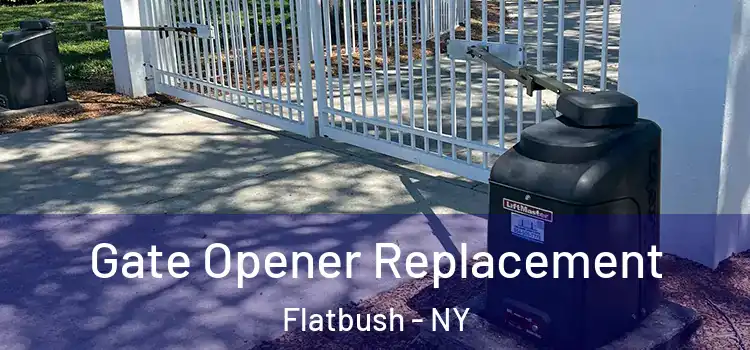 Gate Opener Replacement Flatbush - NY