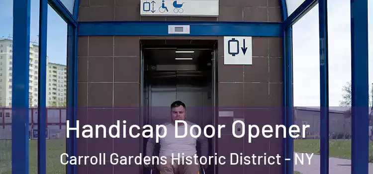 Handicap Door Opener Carroll Gardens Historic District - NY
