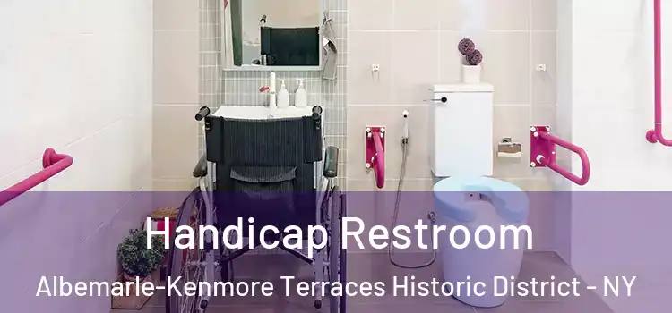 Handicap Restroom Albemarle-Kenmore Terraces Historic District - NY