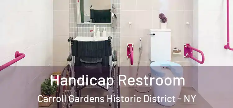 Handicap Restroom Carroll Gardens Historic District - NY