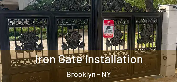 Iron Gate Installation Brooklyn - NY