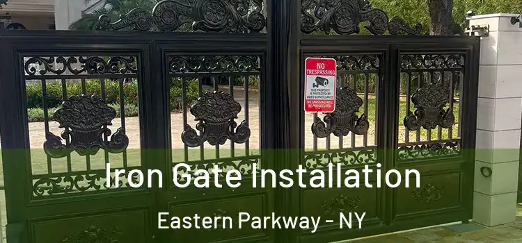 Iron Gate Installation Eastern Parkway - NY