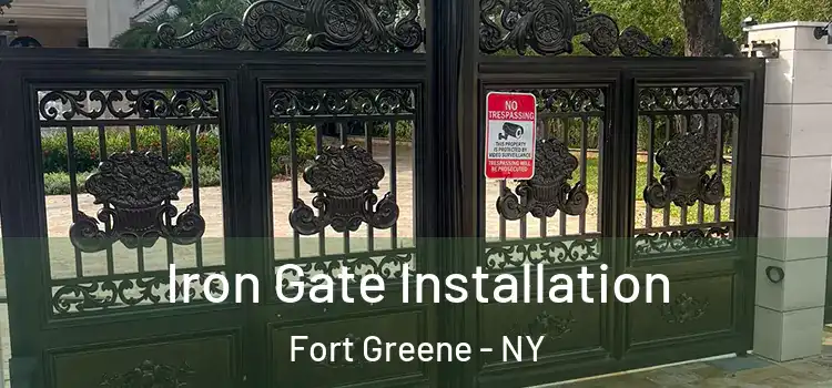 Iron Gate Installation Fort Greene - NY