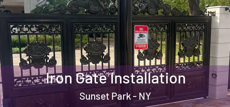 Iron Gate Installation Sunset Park - NY