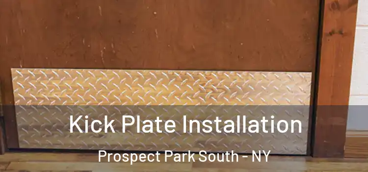 Kick Plate Installation Prospect Park South - NY