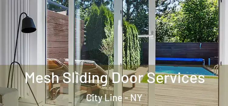 Mesh Sliding Door Services City Line - NY