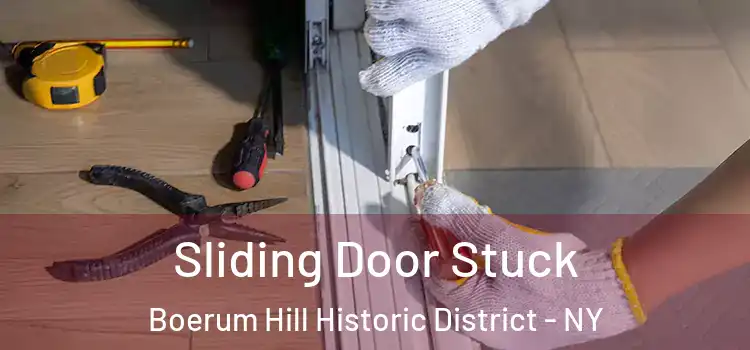 Sliding Door Stuck Boerum Hill Historic District - NY