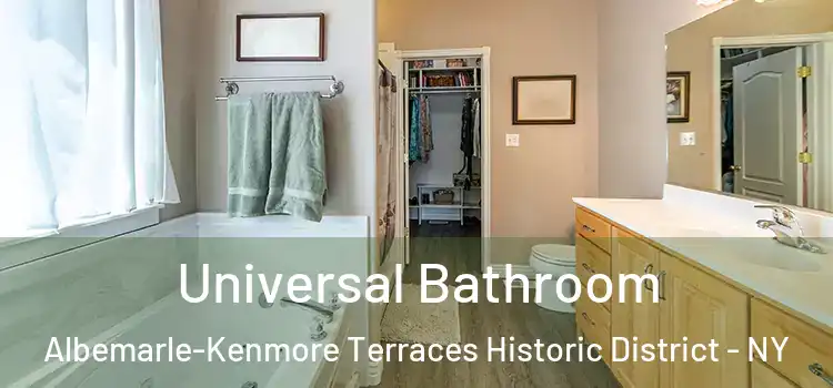 Universal Bathroom Albemarle-Kenmore Terraces Historic District - NY