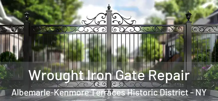 Wrought Iron Gate Repair Albemarle-Kenmore Terraces Historic District - NY