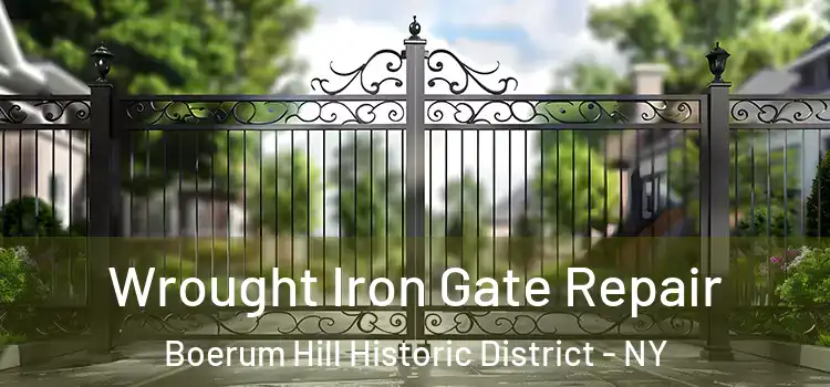 Wrought Iron Gate Repair Boerum Hill Historic District - NY