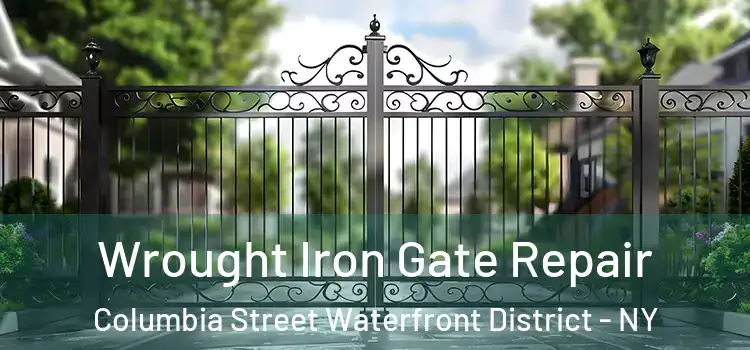 Wrought Iron Gate Repair Columbia Street Waterfront District - NY
